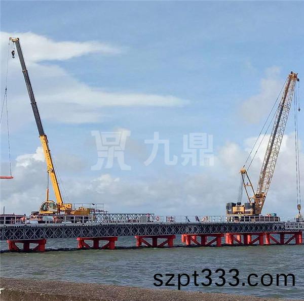 貝雷鋼橋(qiao)架設方便